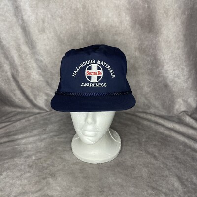 Sante Fe Hazardous Materials Awareness Vintage Hat Cap Strapback Train Railroad