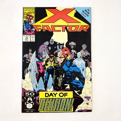X-Factor #70 Vol.1 (1986 Series) Direct Edition Marvel Comic Book September 1991