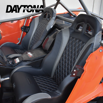 Pair of Grey Carbon Edition Daytona Seats 2024+ Polaris RZR XP