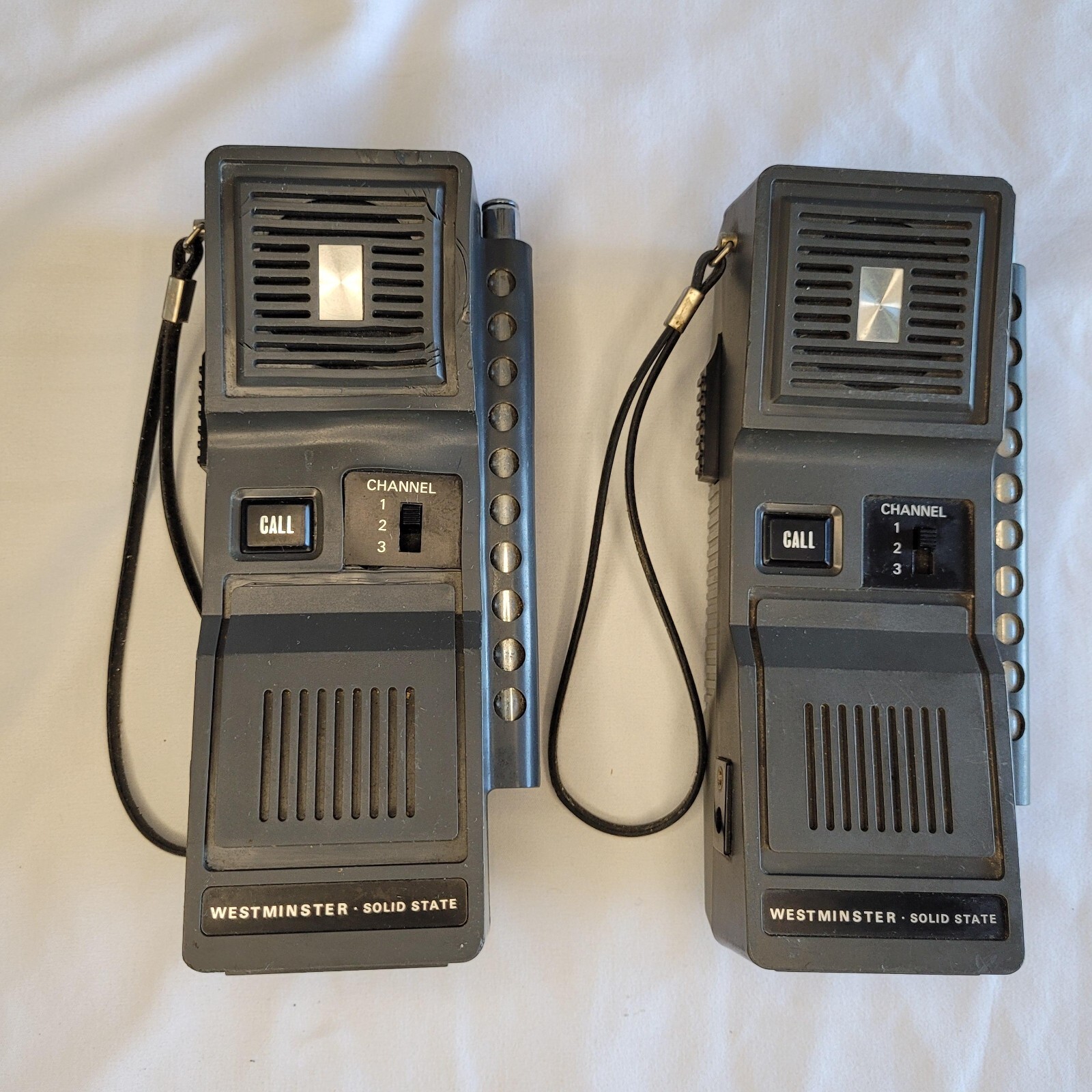 Two Westminster 390 Stranger Things Walkie Talkie 3 Channel Transceiver Radios