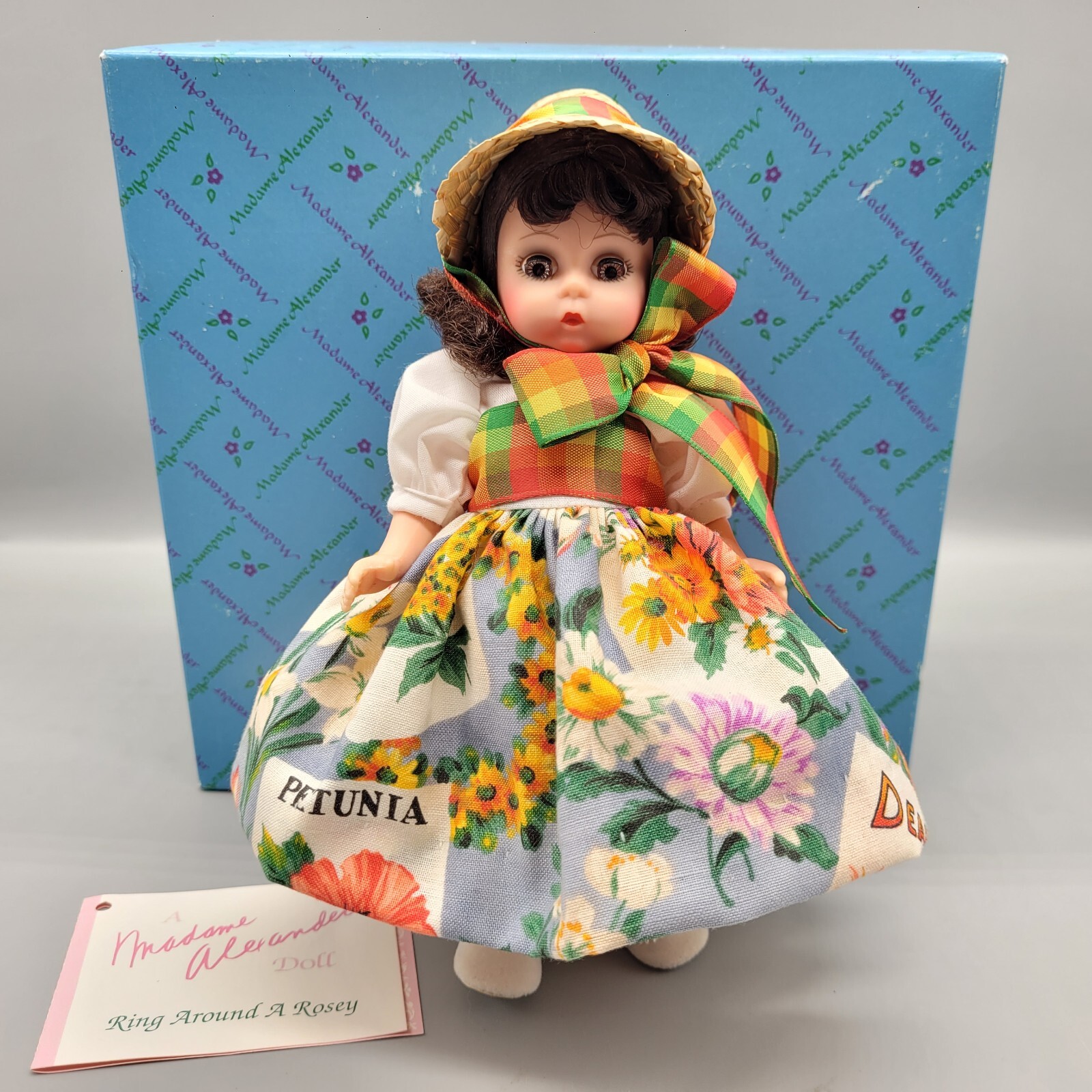 MADAME ALEXANDER ''RING AROUND THE ROSEY'' 8'' DOLL & BOX #12813 MADAME ALEXANDER ''RING AROUND THE ROSEY'' 8'' DOLL & BOX #12813