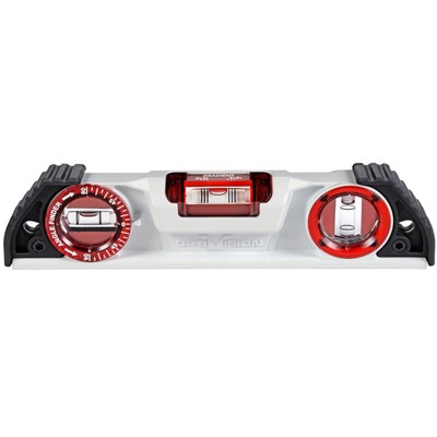 Kapro - 935 Magnetic Cast Red Torpedo Level - Features Optivision, Angle Find...
