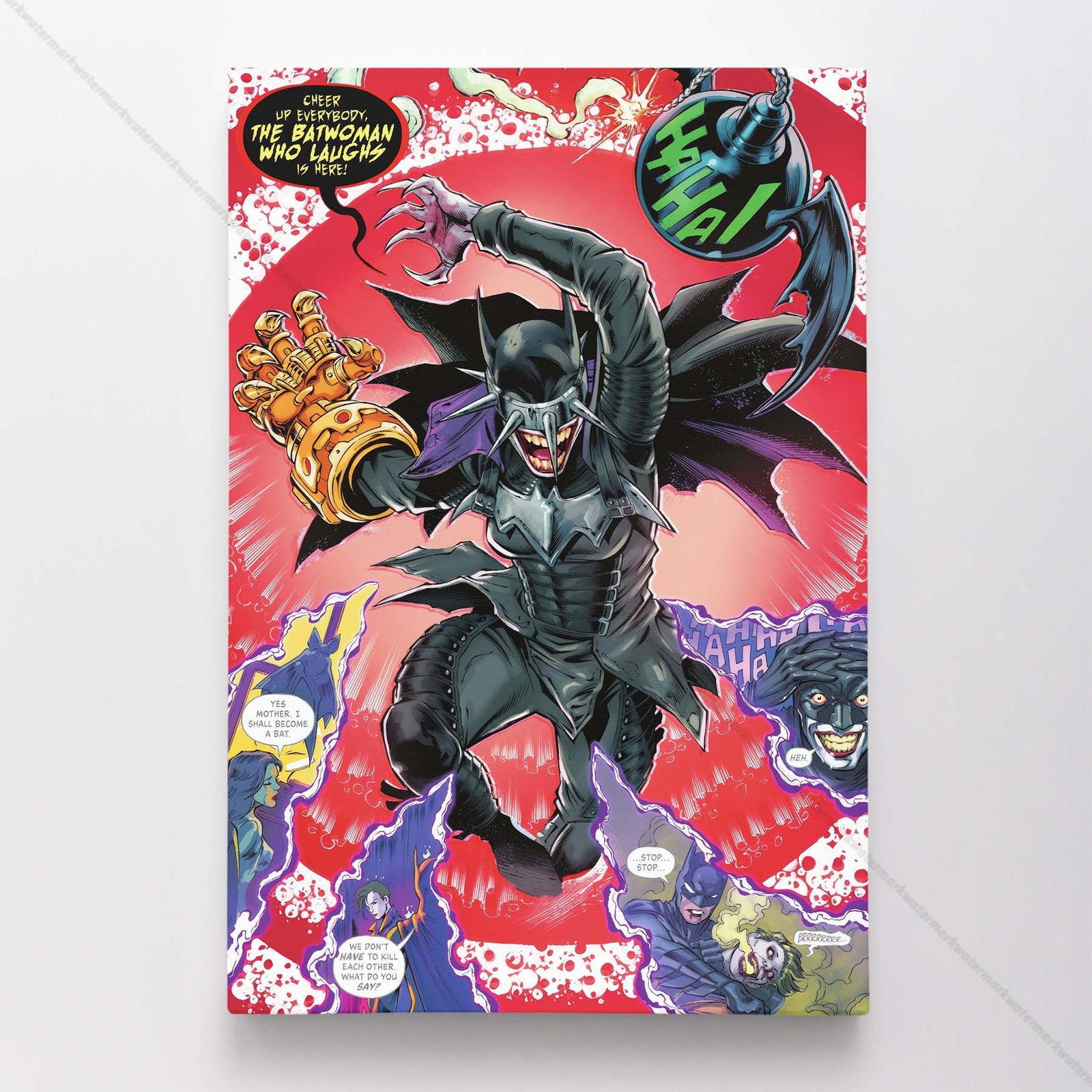 Batwoman Poster Canvas DC Comic Book Cover Art Print #7212