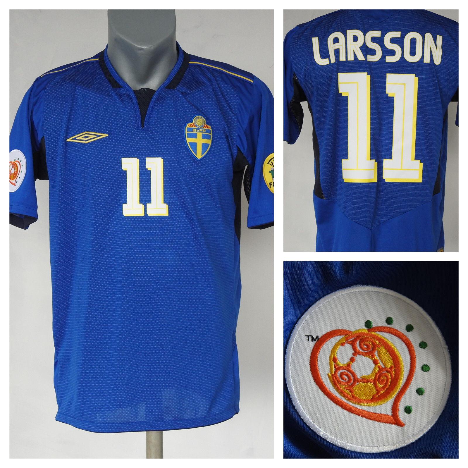 2004スウェーデン代表 トレーニングトップ UMBRO 100周年