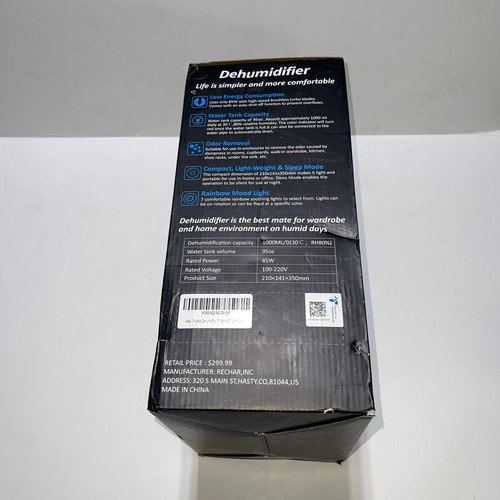 Ninesky Dehumidifier for Home, 85 OZ Water Tank, Dehumidifier CT2 BRAND NEW!