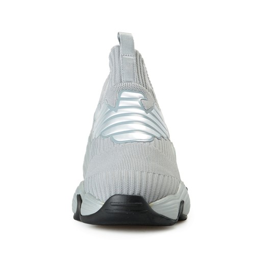 Emporio Armani EA7 Women's Gray Griffin Extralight Fashion Sneakers Shoes