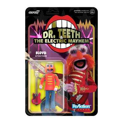 Floyd - Electric Mayhem - Muppets Wave 1 - ReAction - Super7 - NOC - Unpunched