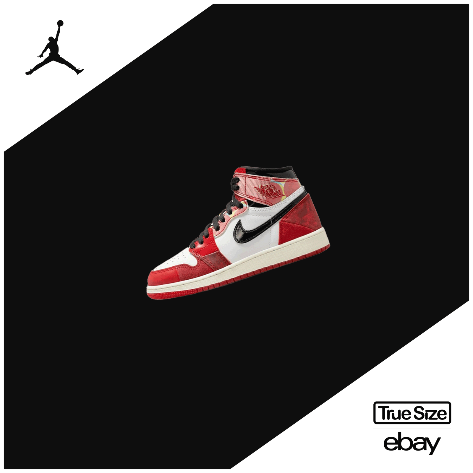 NIKE NIKE AIR JORDAN 1 RETRO HIGH OG SPIDER MAN ACROSS THE SPIDER GS / SNEAKER KINDER