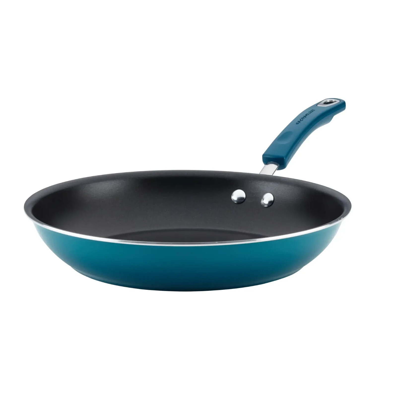 Rachael Ray Classic Brights Hard Enamel Aluminum Nonstick Frying Pan, 12.5 inch