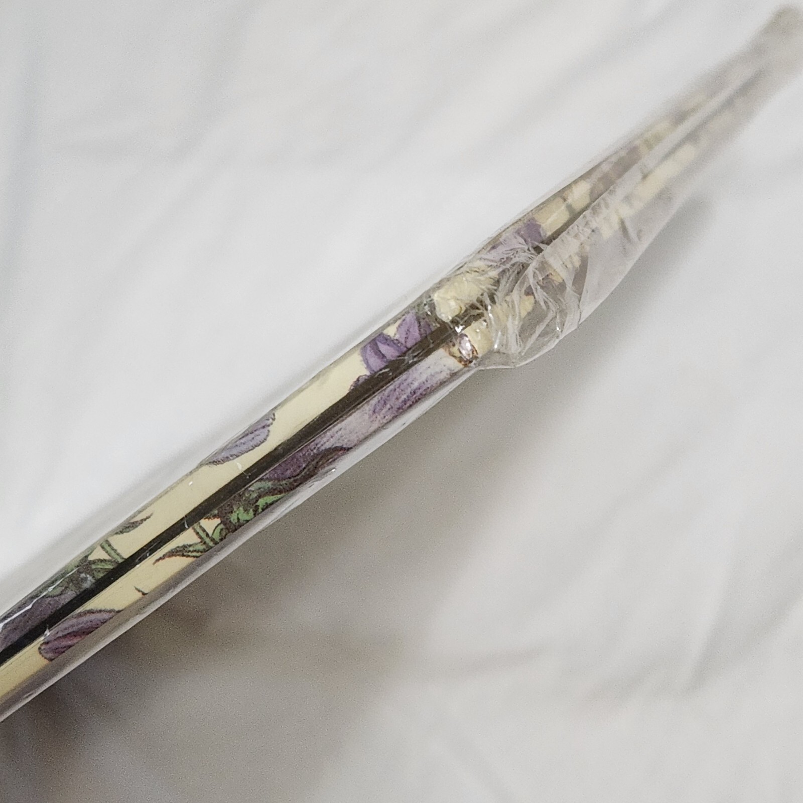 NEW QVC Purple Floral 12 x 12 Post Bound Expandable Scrapbook Album Ribbon 10 Pg