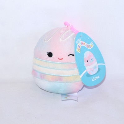 Squishmallows Lizma the Macaron Cookie 4'' Plush Clip-On Bag charm, New Kellytoy