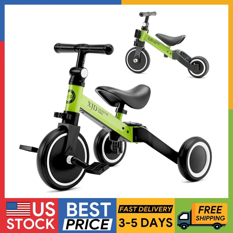 Age 12 Month To 3 Years Toddler Trike Green Birthday Gift Fo