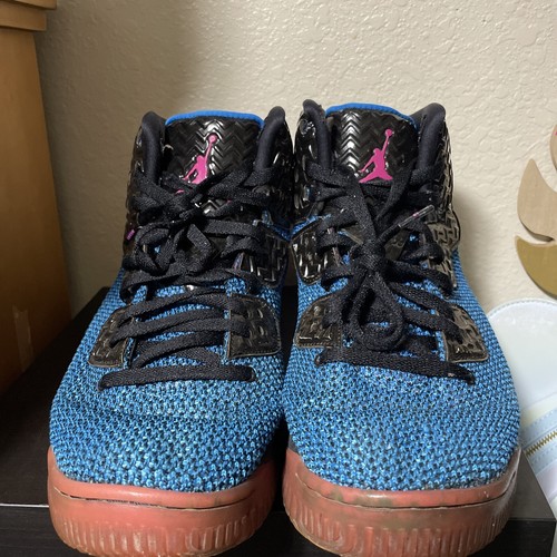 なかたに Nike Mens Air Jordan Spike Forty 819952-029 Blue Black