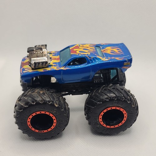 Hot Wheels Monster Jam Flaming Hot Rod Monster Truck Diecast
