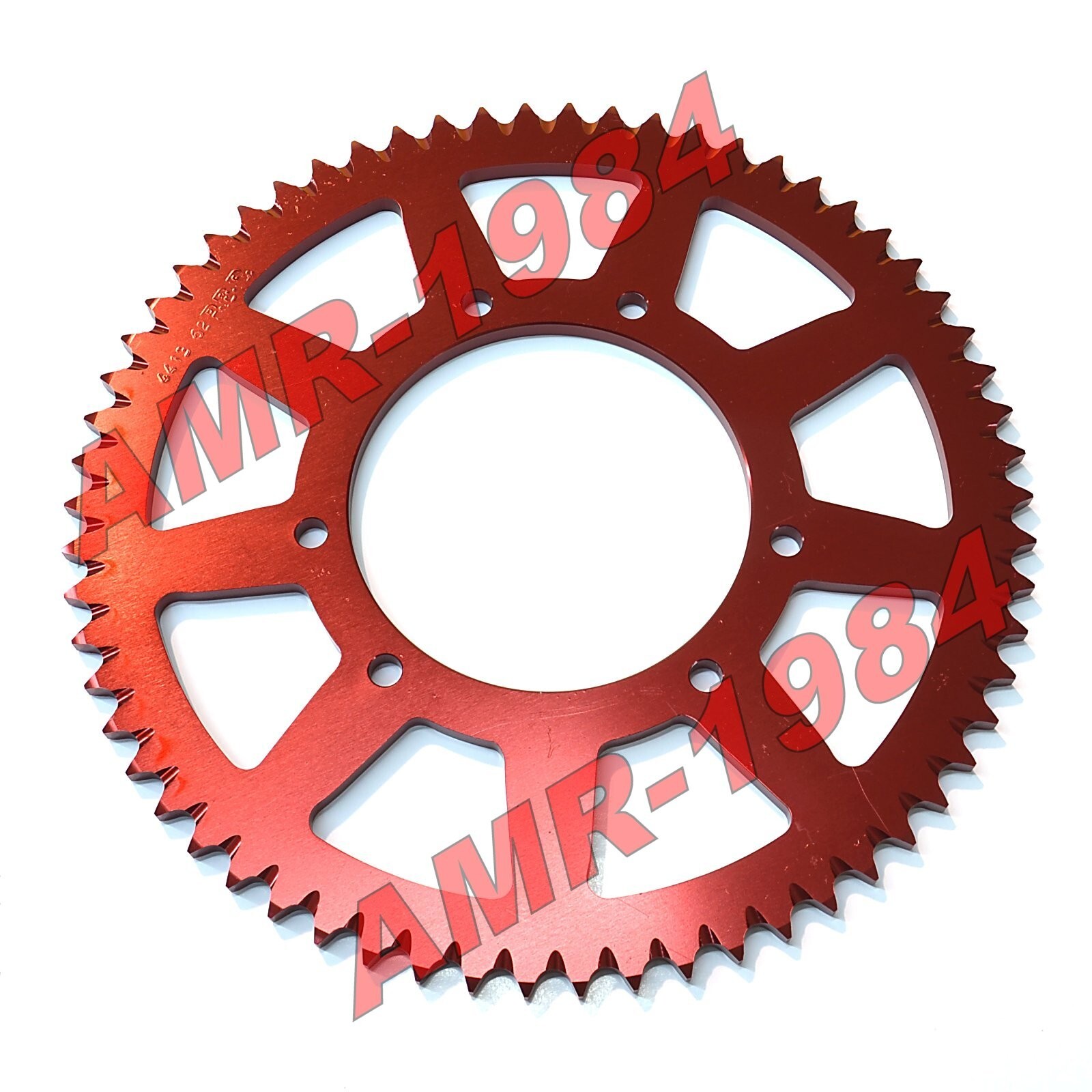 CORONA TRASMISSIONE ERGAL ROSSO 4413 Denti 62 DERBI SENDA 125 HM CRE DERAPAGE 50