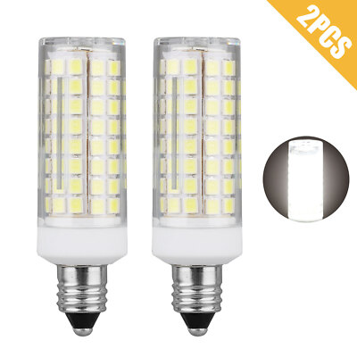 4/10PCS E12 Candelabra LED Bulb 9W C7 102-2835 Lamp Ceiling Fans Ceramics Light