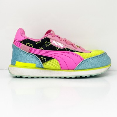 

Puma Girls Future Rider 385083-01 Розовая Повседневная Обувь Кроссовки Размер 12C, Розовый, Future Rider