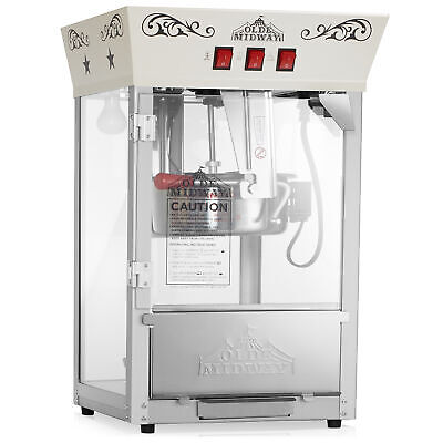 OPEN BOX - Movie Theater Popcorn Machine w/ 10 oz Kettle - Cream, Popper