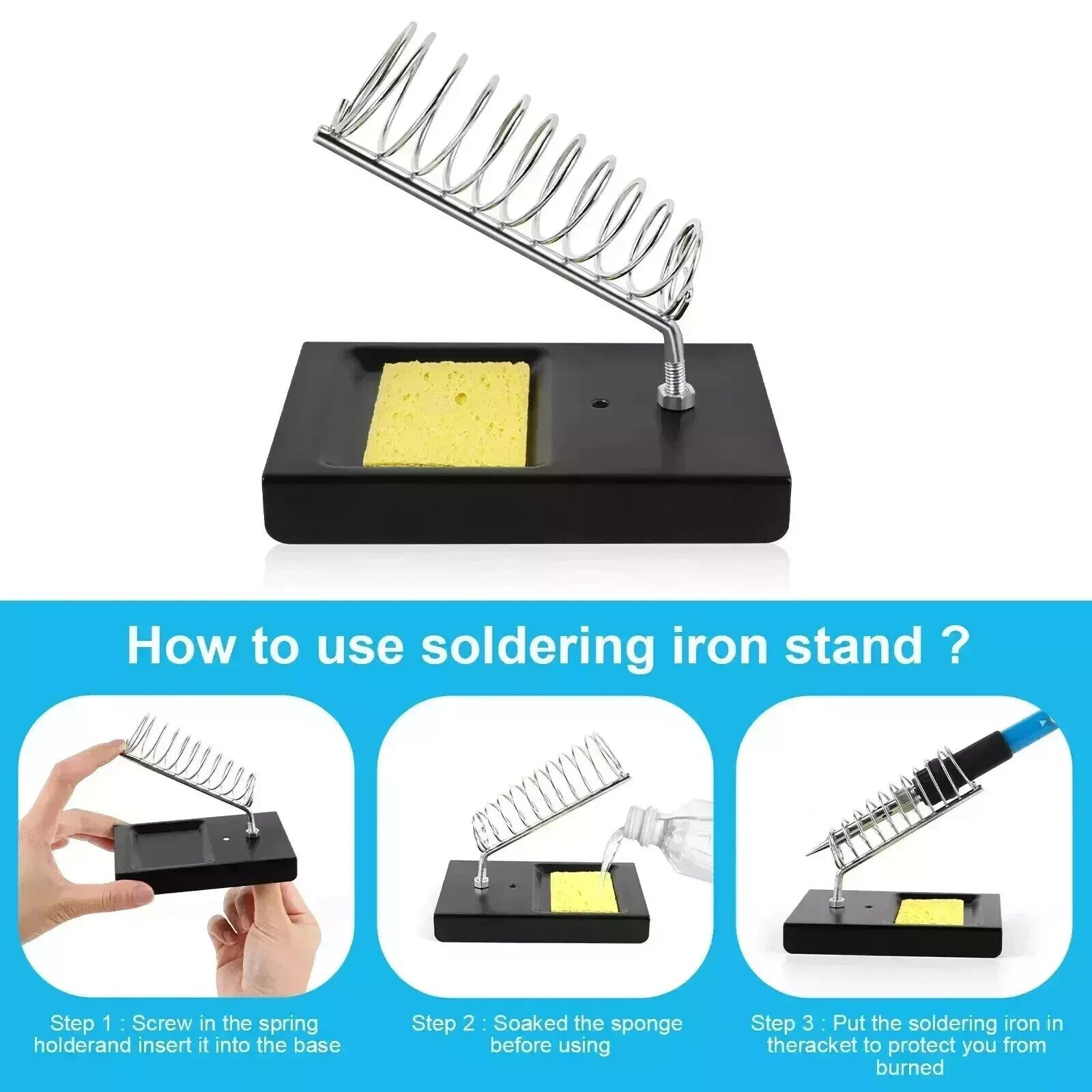 60W Electric Soldering Iron Welding Gun Tool Kit Solder Wire Desoldering Pumps