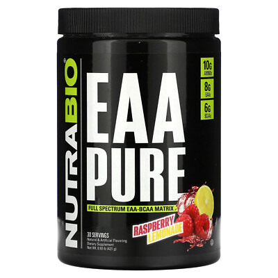 EAA Pure, Малиновый лимонад, 0,93 фунта (421 г)