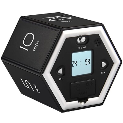 Cube Timer Timer Flip Focus Timer Cubes Timer Hexagon Digital Clock Timer Cubes