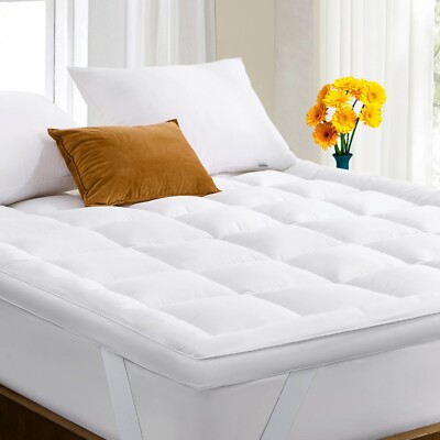 Mattress Topper 3 Inch Deep Sleep Thick Mattress Topper Super Soft Deep Filled