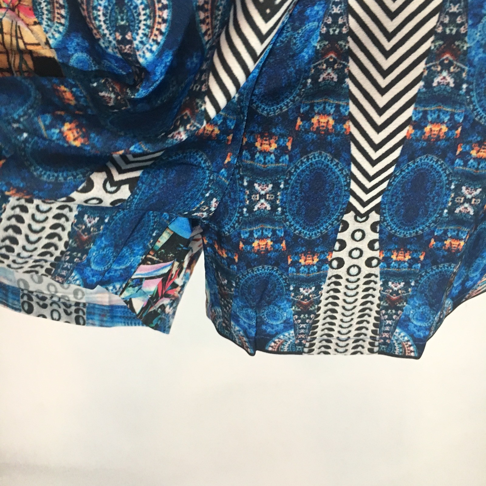 Kensie Little Girls Blue Romper Dress size 6X Multi Pattern and Colors Iconic