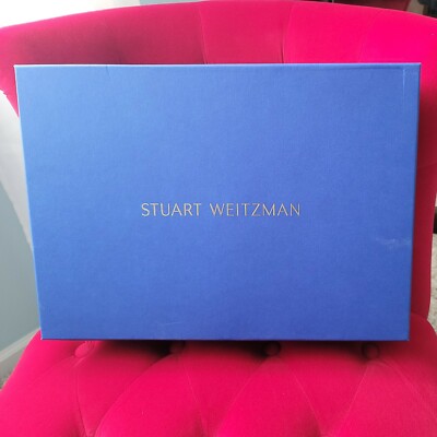 Stuart Weitzman Shoe Box Gift 17'' x 12'' x 4.5'' - Empty BOX ONLY with Dust Bag