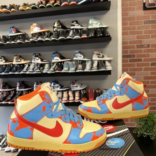 Nike Dunk High 1985 SP Orange Acid Wash 2022 Size 10