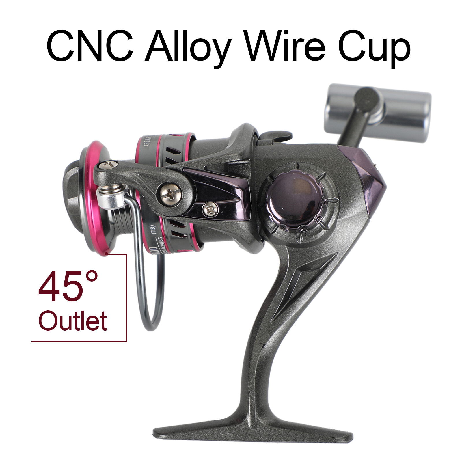 13 Axis Full Metal Wire Cup Fishing Reel Spinning Wheel Fish