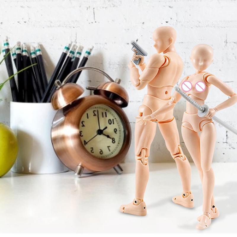 Body Kun & Chan-Action Figures Drawing Figure Models for Doll Model Set-2 Pieces