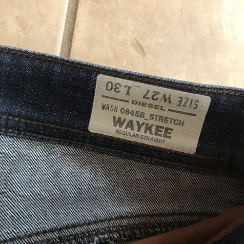 Diesel Mens Blue Denim Jeans Waykee 