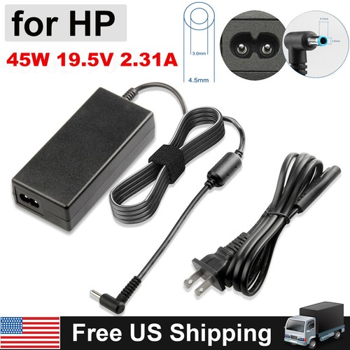 45W Charger AC Power Adapter For HP Zbook14U 15U G3 G4 G5 G6 Chromebook Blue Tip