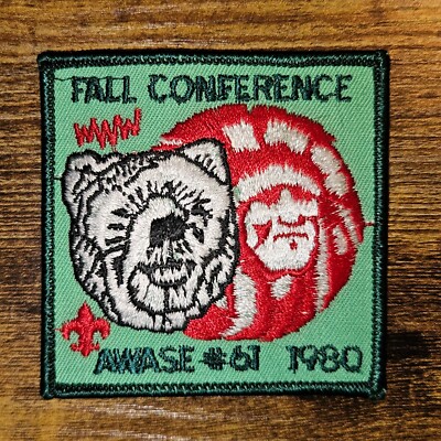Order of the Arrow Awase Lodge 61 WWW Fall 1980 Conference BSA Patch