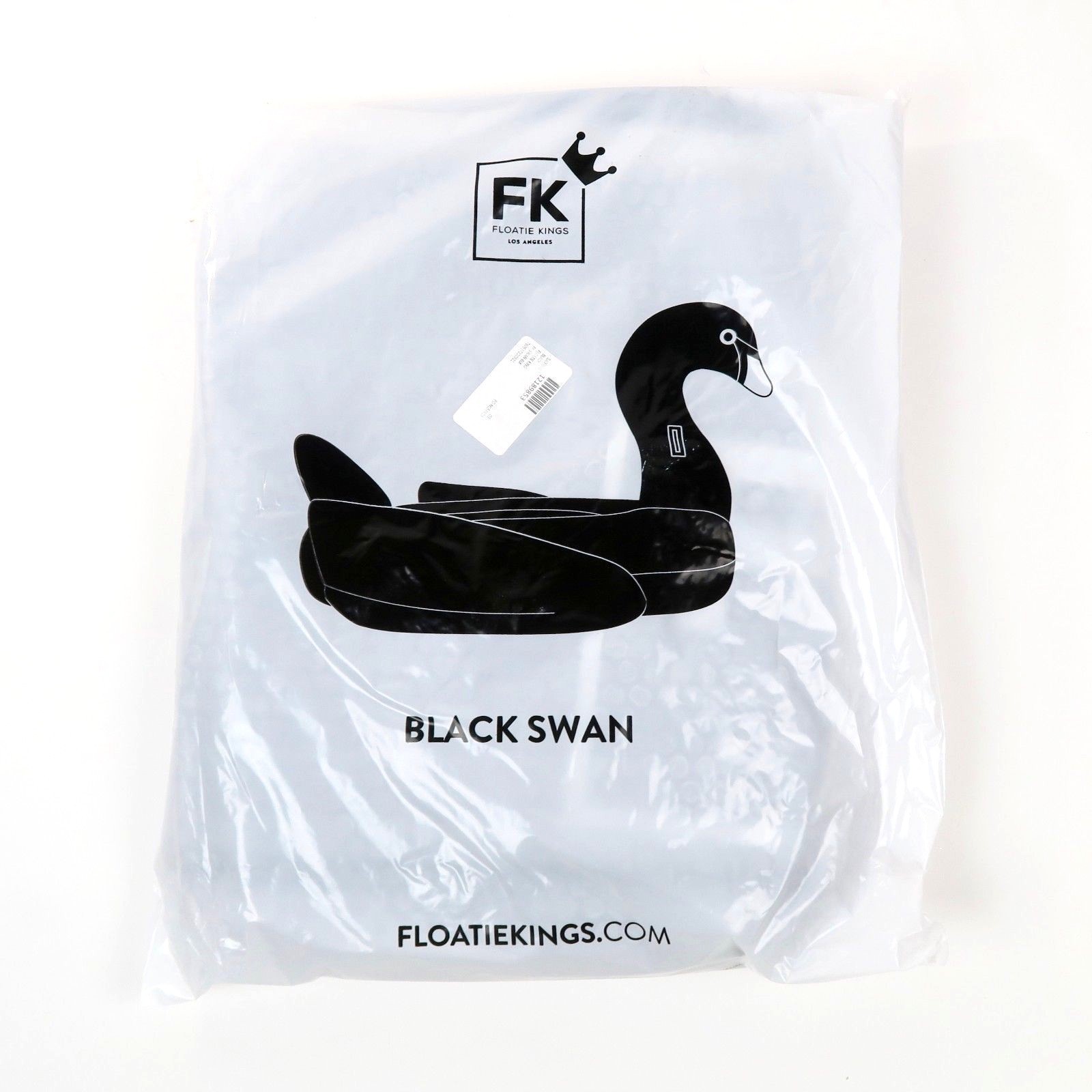 New Floatie Kings Black Swan Pool Float Premium Quality PVC Raft 6ft