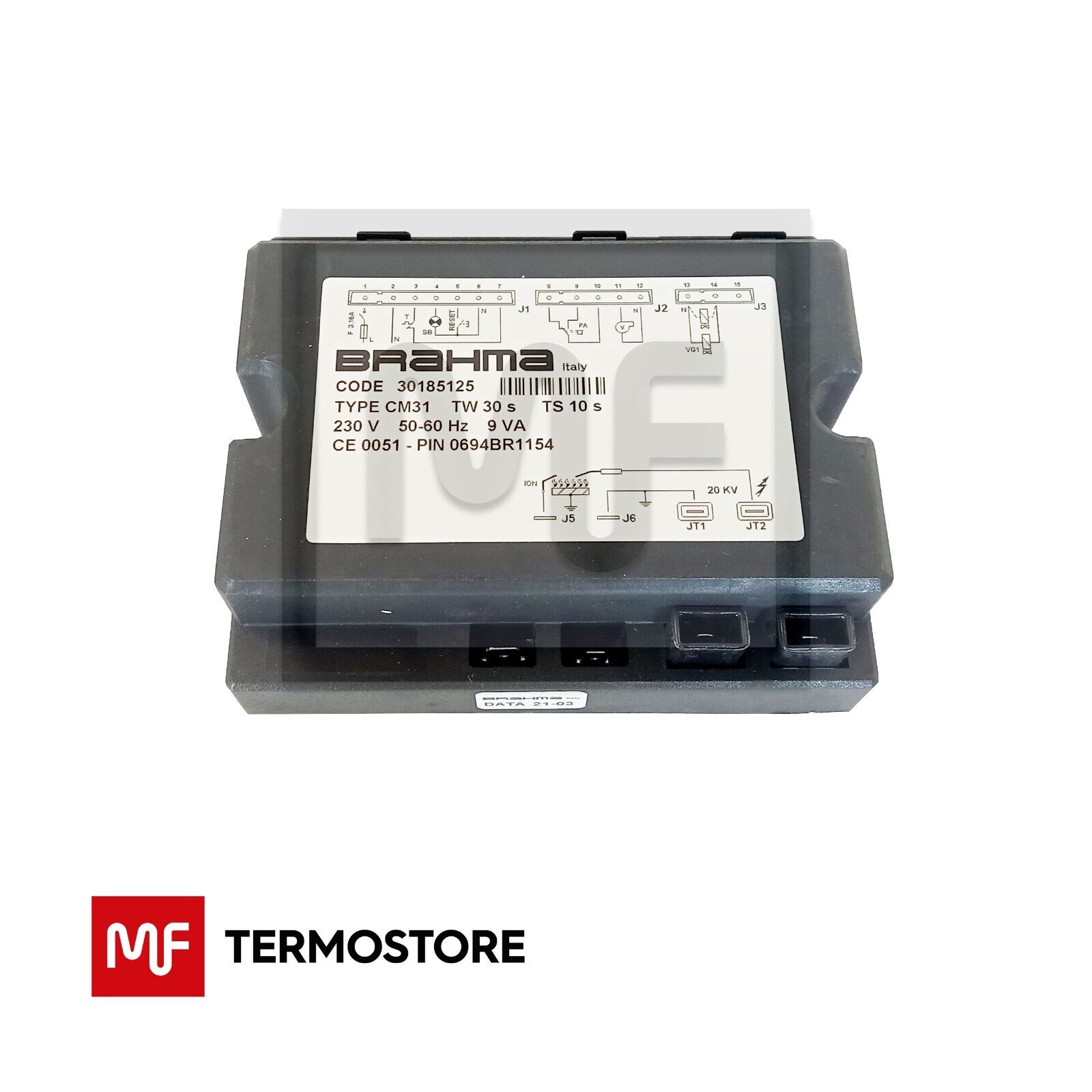 SCHEDA ACCENSIONE - QUADRO BRAHMA ITALKERO CM31 30SA 10S CODICE 30185125