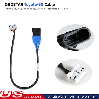 OBDSTAR Toyota-30 V2 Cable for X300 DP PLUS/ X300 PRO4/ X300 DP Key Master