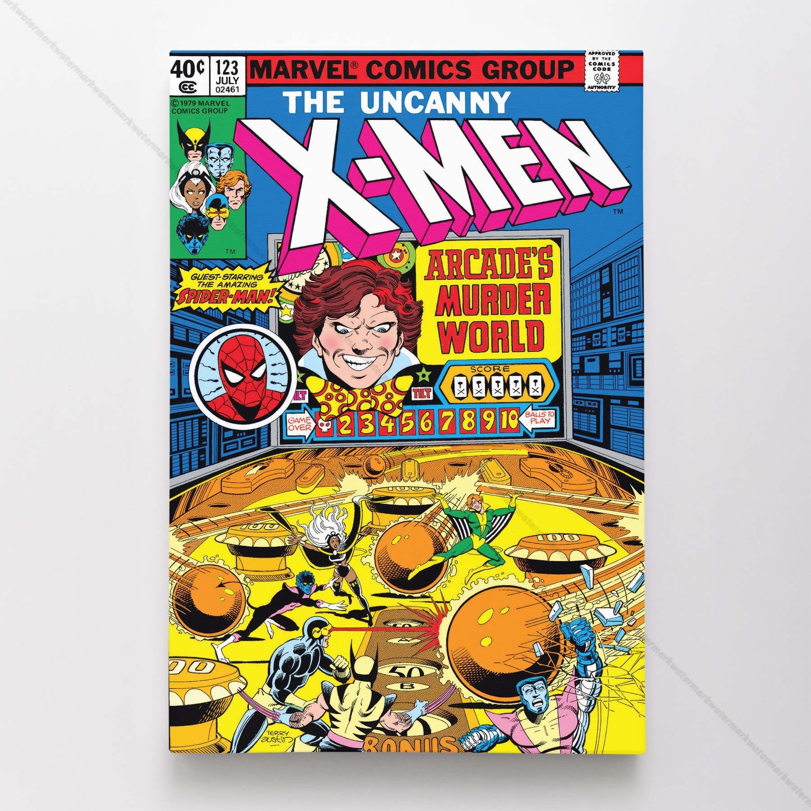 Uncanny X-Men Poster Canvas Vol 1 #123 Xmen Marvel Comic Book Art Print