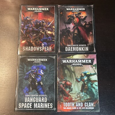 Warhammer 40K Shadowspear + Daemonkin + Vanguard Space Marines + Tooth And Claw