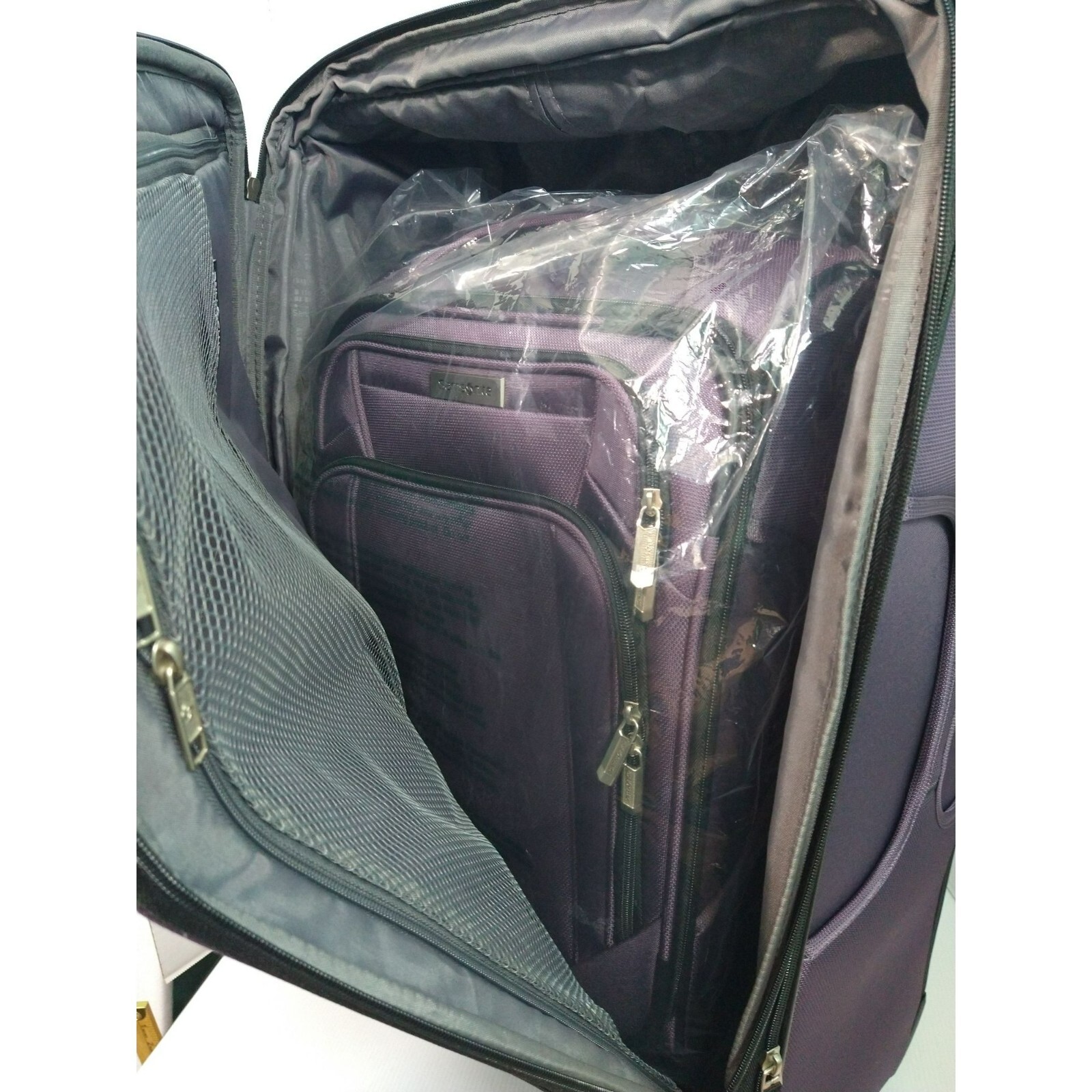 Purple Smoke Samsonite Serene Lte Softside Spinner Luggage 2 Piece Set