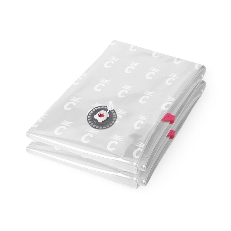 Compactor - Lot De 2 Sacs De Compression Sous Vide Aspispace Xl 80x130 Cm Tra...