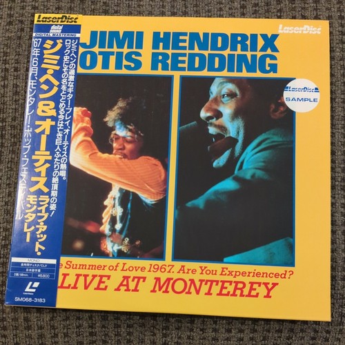 JIMI HENDRIX OTIS REDDING LIVE AT MONTEREY laserdisc Japan