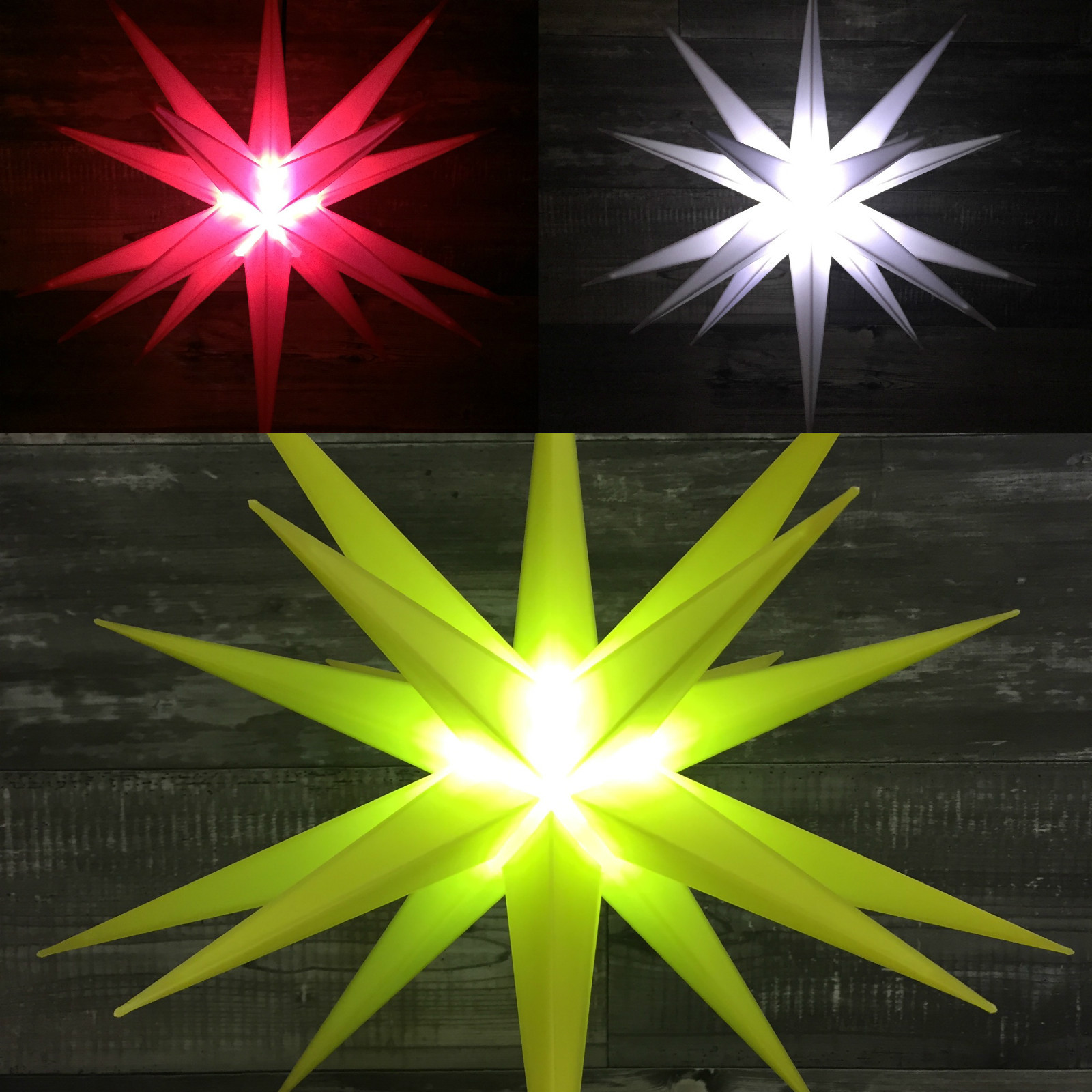 Weihnachtsstern 50 cm LED weiß Test Vergleich
