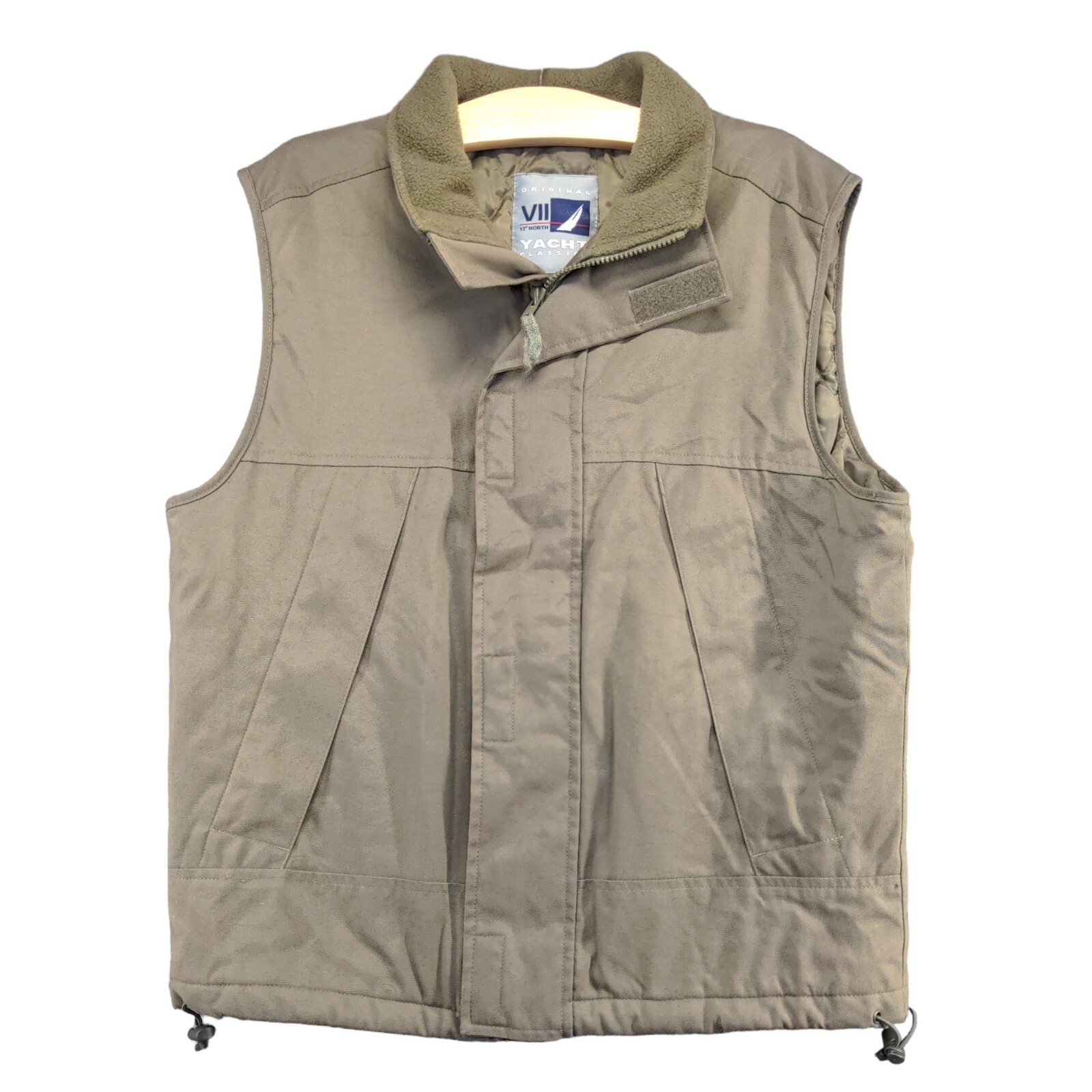 Canda C&A Women's Full Zip Quilted Lined Vest Green Size 48