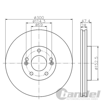 BREMSSCHEIBEN 280mm BELÄGE VORNE KIA SOUL 2 II (PS) ab Baujahr 2014