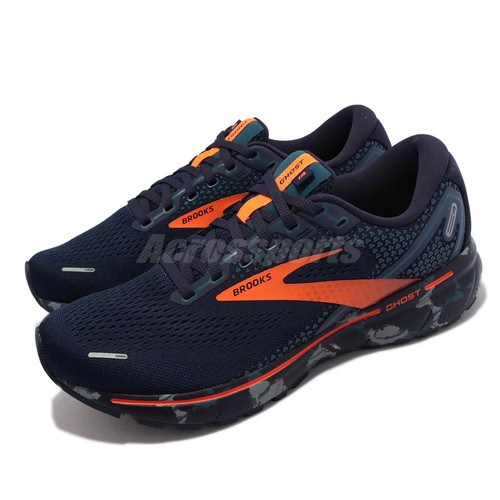 

Мужские шоссейные кроссовки Brooks Ghost 14 Camo Navy DNA LOFT Cushion 1103691D-454, Серый, Ghost 14 Camo