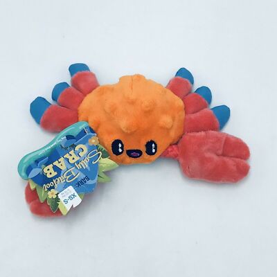 Bark Box Sally Bitefoot Crab XS-S Dog Toy Galapagos Squeaker Crinkle New
