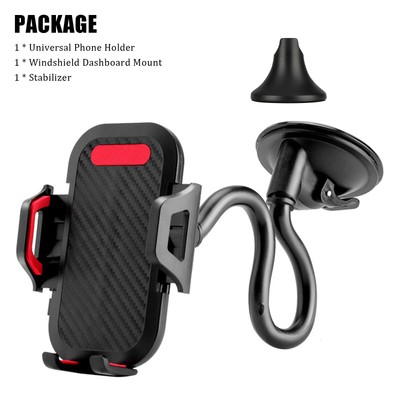 360° Car Windshield Mount Cradle Holder Stand For iPhone Mobile Cell Phone GPS
