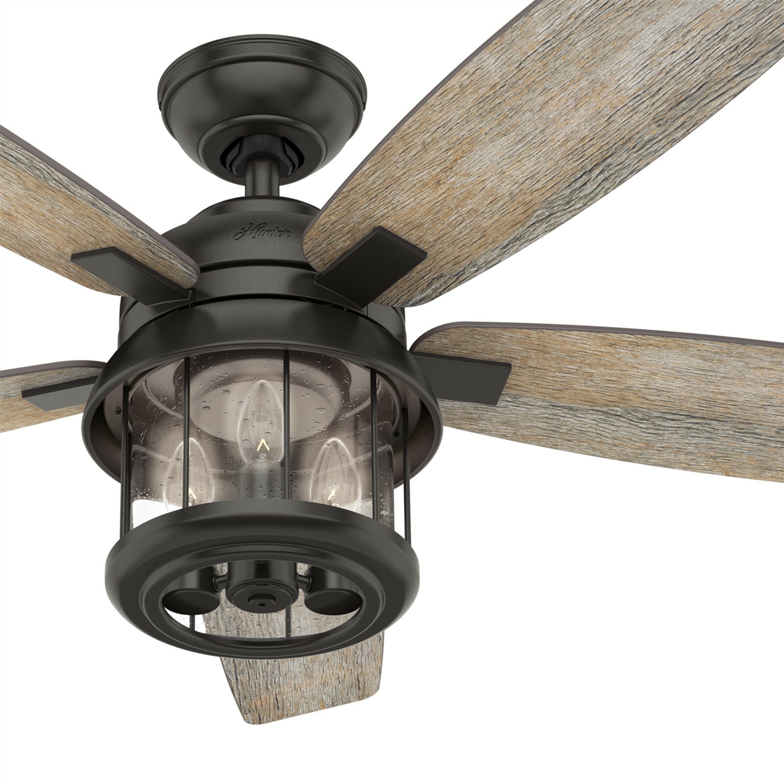 Hunter Fan 52 Inch Outdoor Noble Bronze Ceiling W Led Lights Hunter Fan 52 Inch Outdoor Noble Bronze