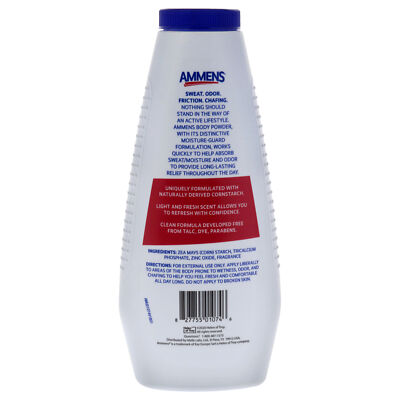 3 Pack Body Powder Original by Ammens for Unisex - 11 oz Powder